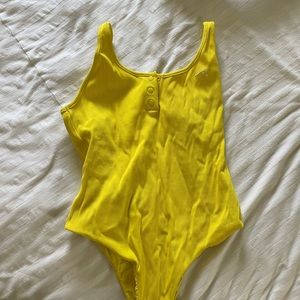 One piece, cheeky swim suit